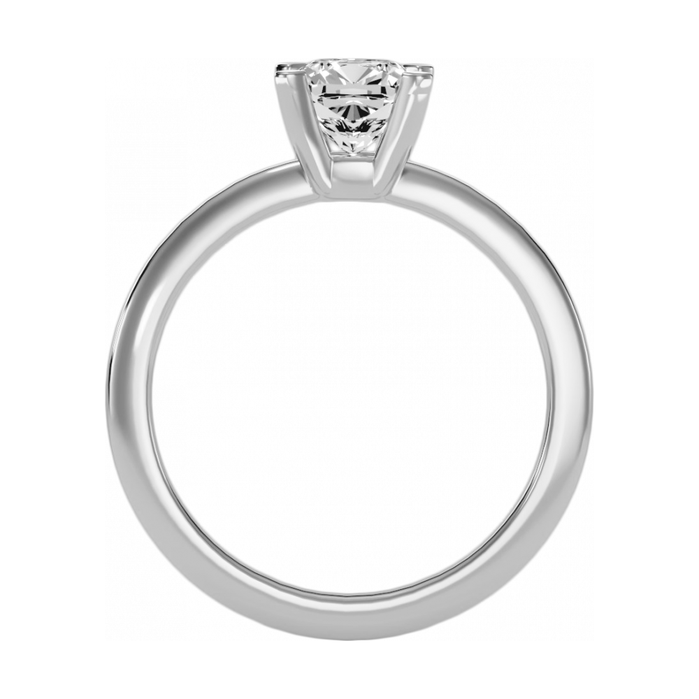 Foxy Solitaire Ring In 925 Sterling Silver - One