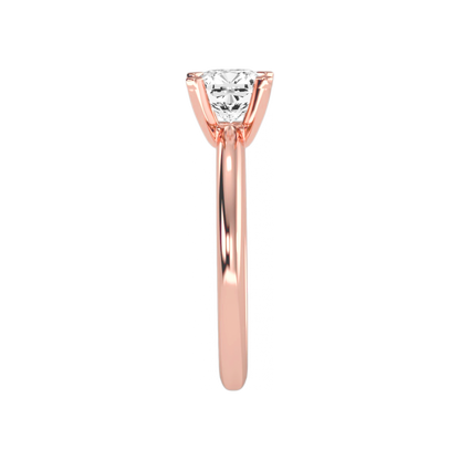 Foxy Solitaire Ring In 925 Sterling Silver - Eleven