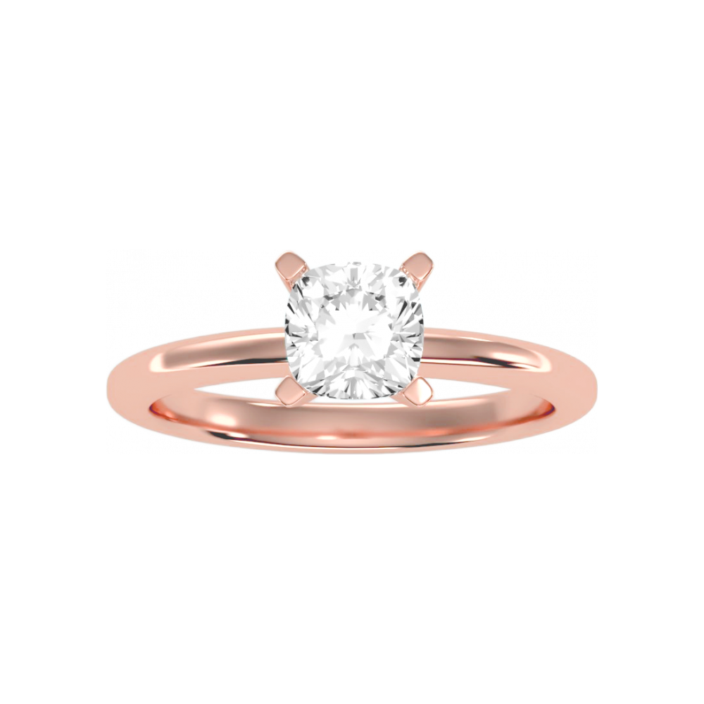 Foxy Solitaire Ring In 925 Sterling Silver - Twelve