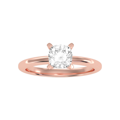 Foxy Solitaire Ring In 925 Sterling Silver - Twelve