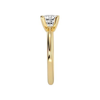 Foxy Solitaire Ring In 925 Sterling Silver - Seven