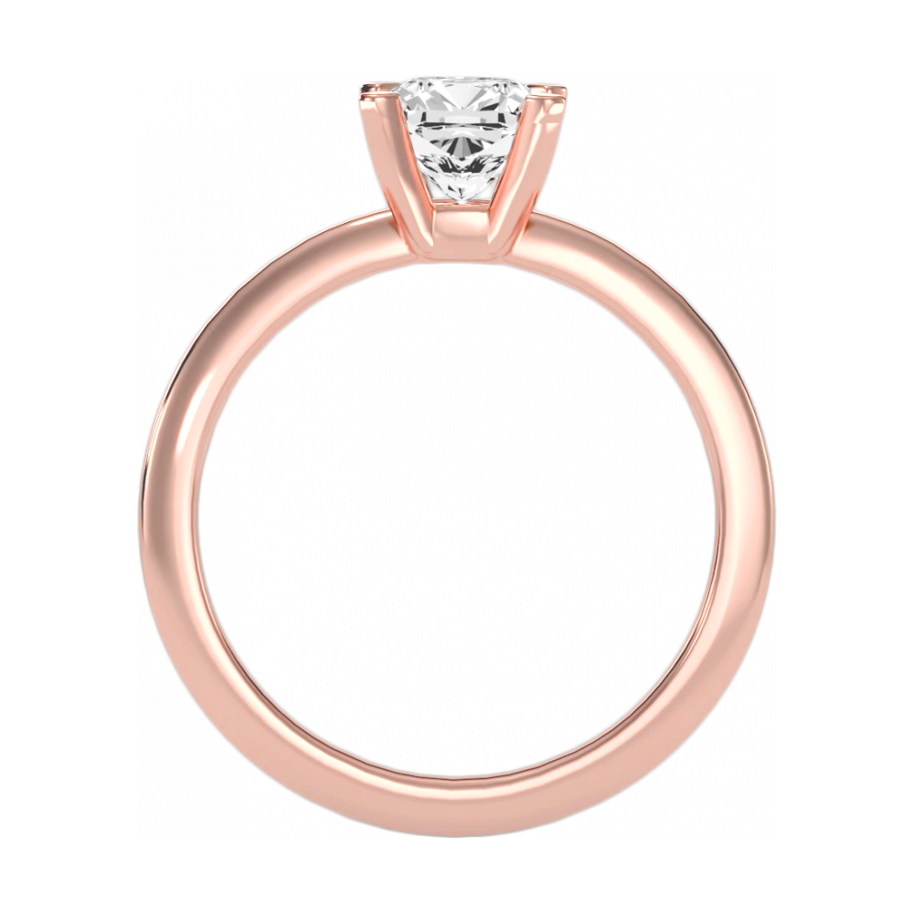 Foxy Solitaire Ring In 925 Sterling Silver - Nine