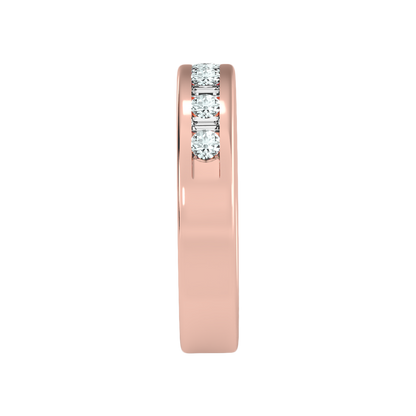 Frangtic Half Eternity Band In 925 Sterling Silver - Eleven