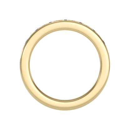 Frangtic Half Eternity Band In 925 Sterling Silver - Three