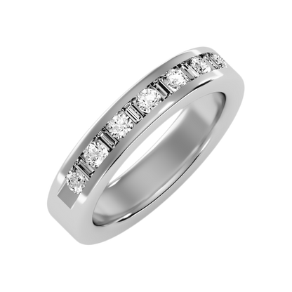 Frangtic Half Eternity Band - Five
