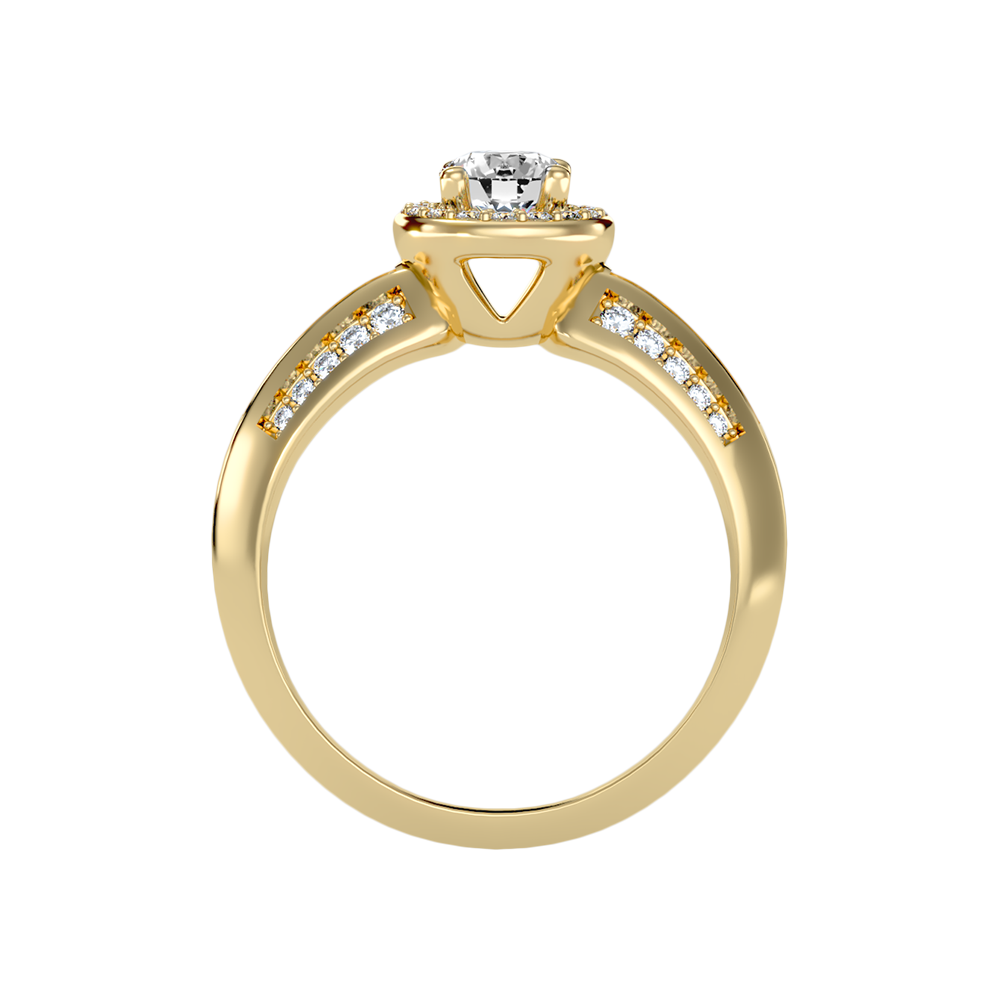 Frenesi Halo Ring In 925 Sterling Silver - Twelve