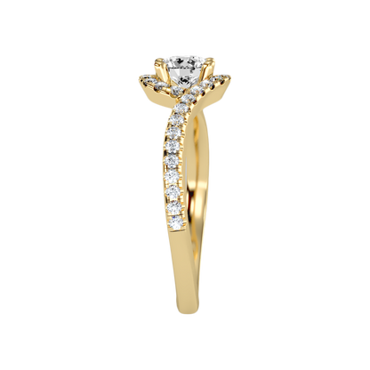 Frisky Diamond Ring In 925 Sterling Silver - Eleven
