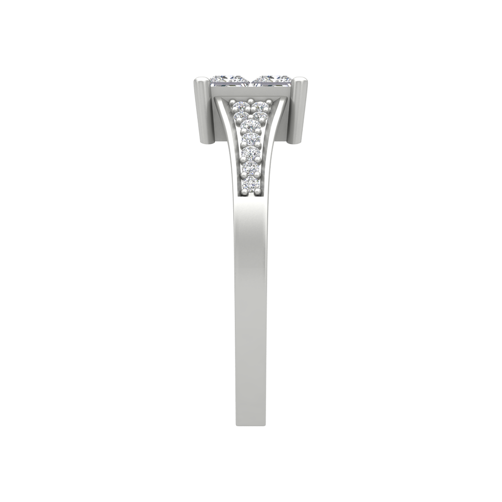 Fue Princess Solitaire Ring - Seven