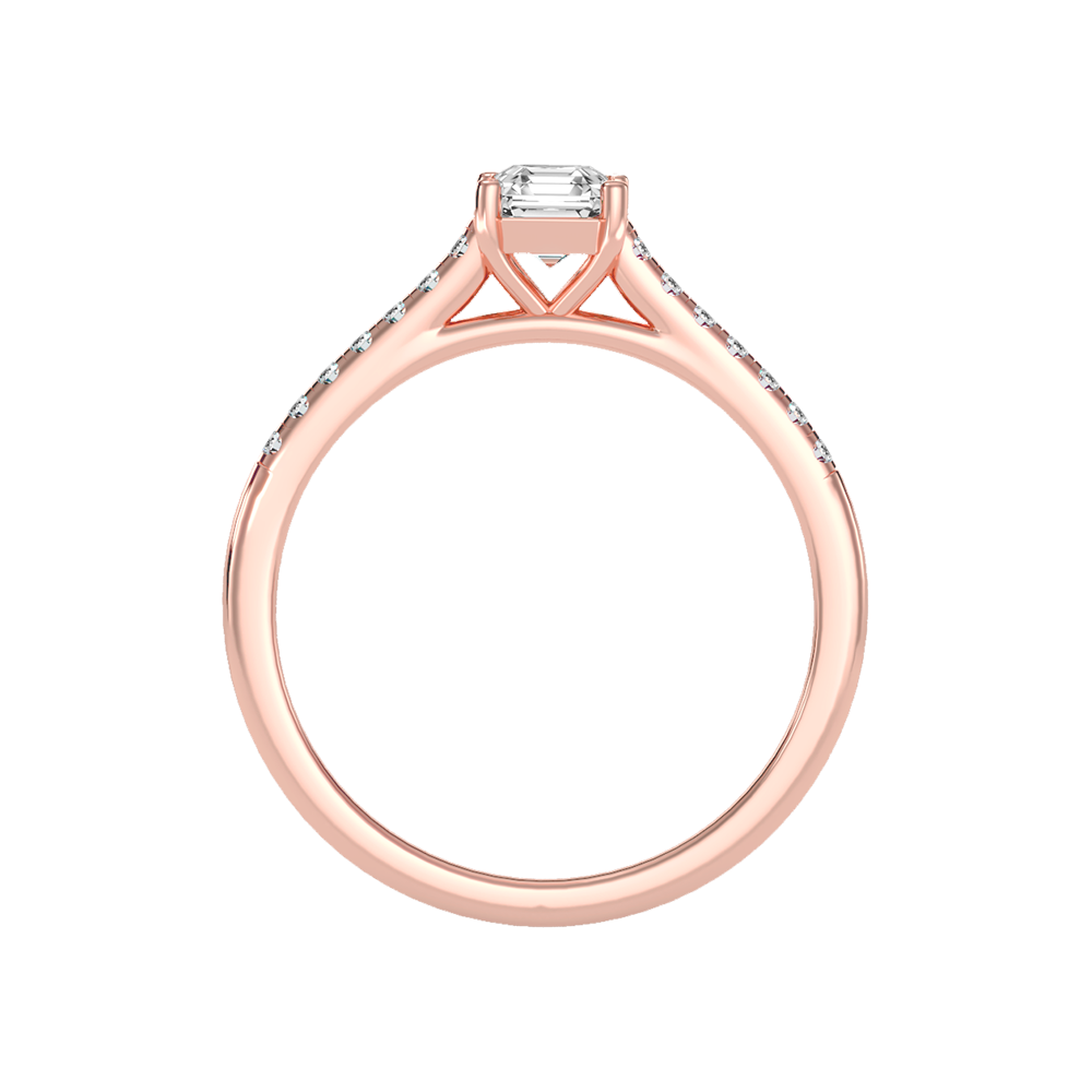 Garish Solitaire Ring In 925 Sterling Silver - Eleven