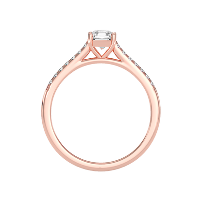 Garish Solitaire Ring In 925 Sterling Silver - Eleven