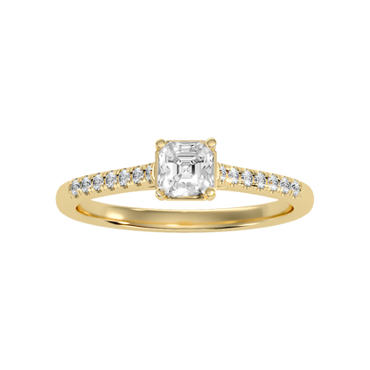 Garish Solitaire Ring In 925 Sterling Silver - Two