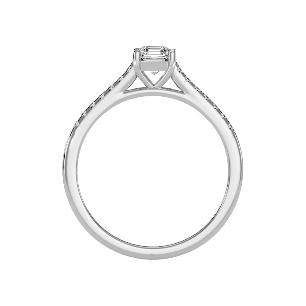 Garish Solitaire Ring In 925 Sterling Silver - Eight