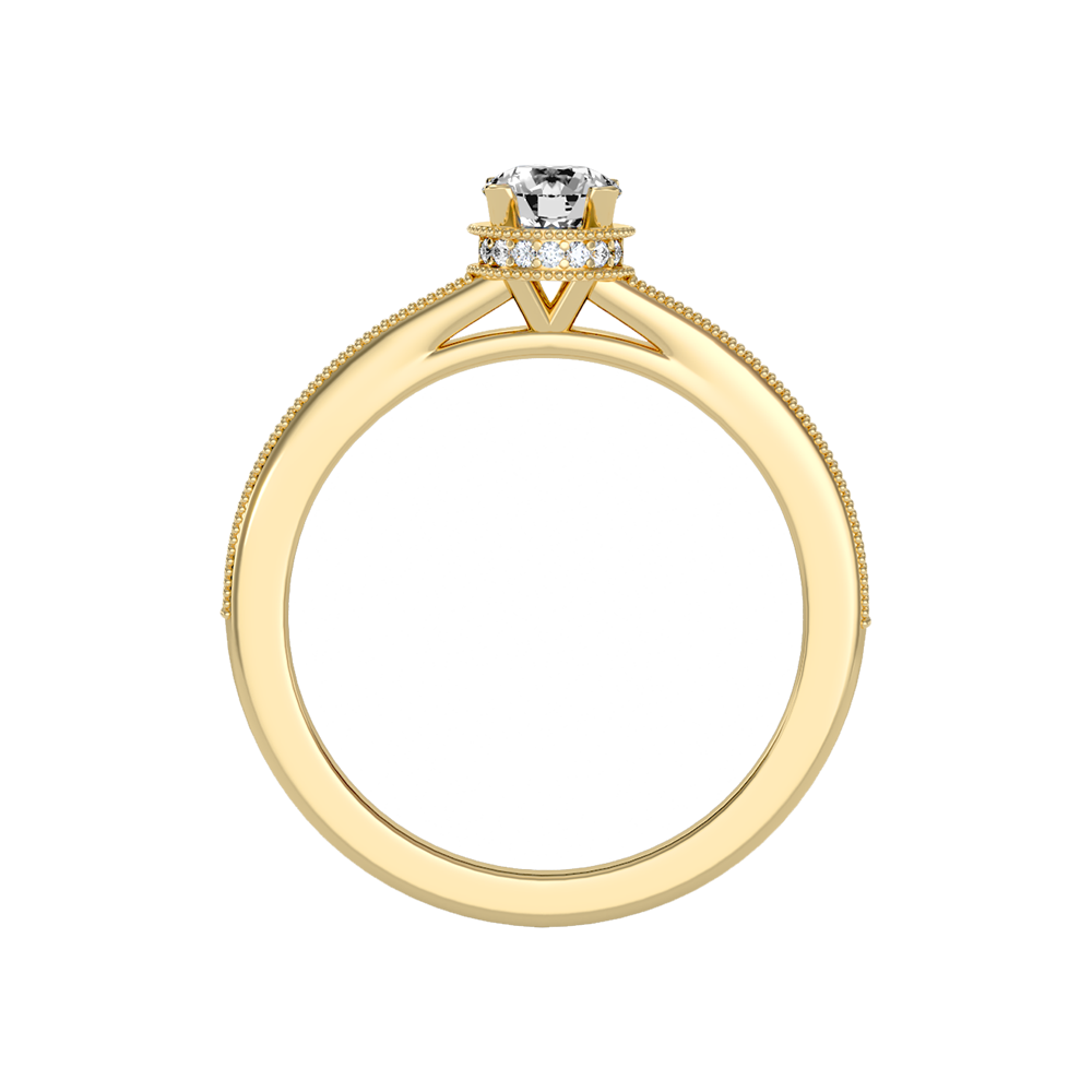 Gaz Solitaire Ring In 925 Sterling Silver - Twelve