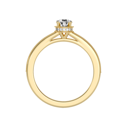 Gaz Solitaire Ring In 925 Sterling Silver - Twelve