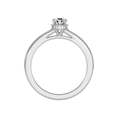 Gaz Solitaire Ring In 925 Sterling Silver - Eight