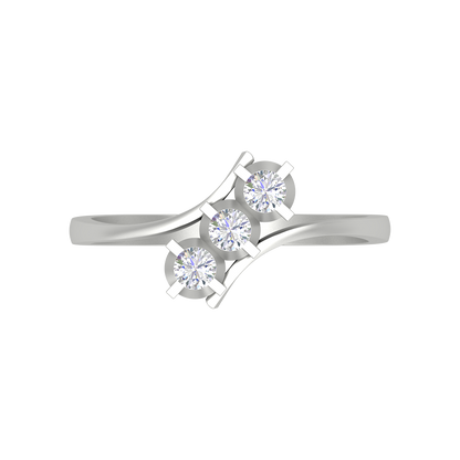Gems Galore Tri Stone Ring - Six
