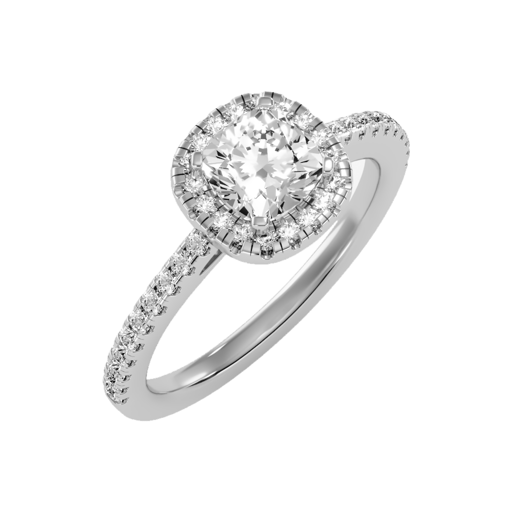 Genteel Solitaire Ring In 925 Sterling Silver - One