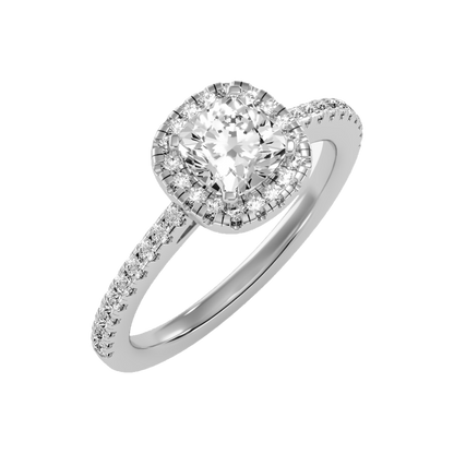 Genteel Solitaire Ring In 925 Sterling Silver - One