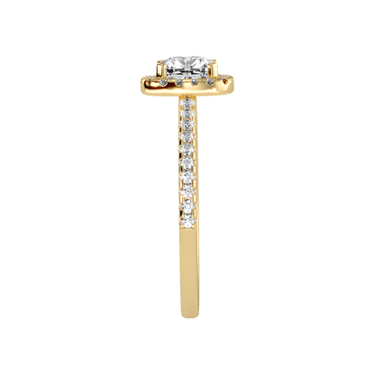 Genteel Solitaire Ring In 925 Sterling Silver - Eleven