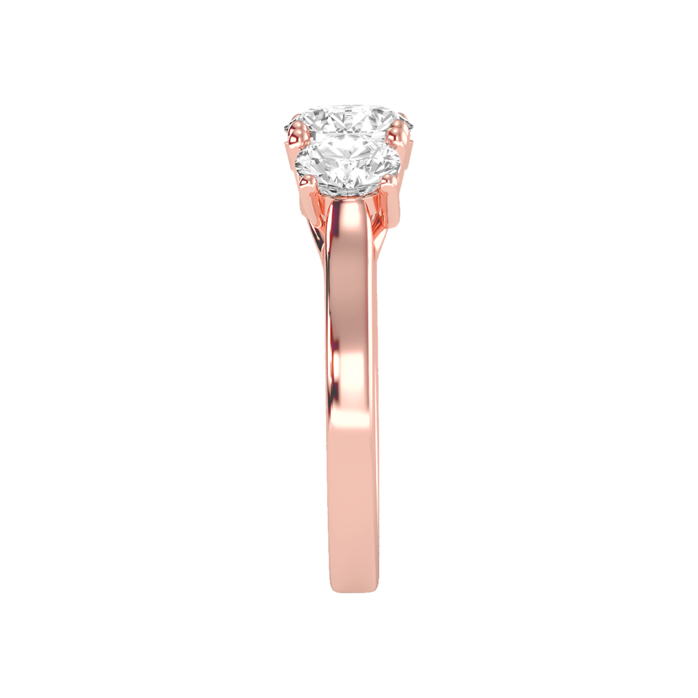Gentle Three Stone Ring - Three
