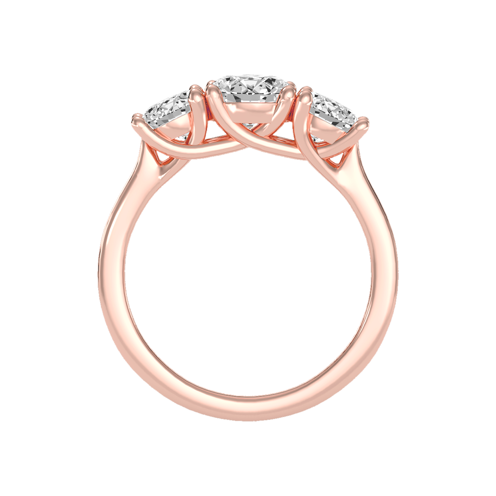 Gentle Three Stone Ring - Four