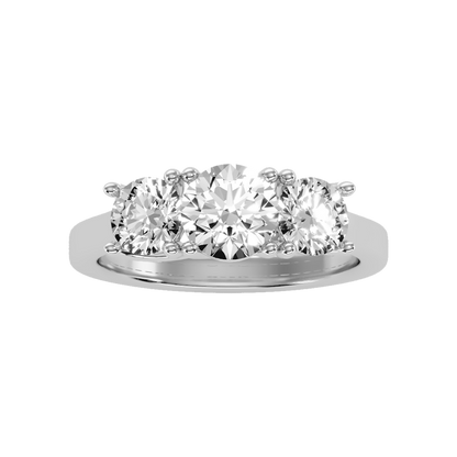 Gentle Three Stone Ring - Six