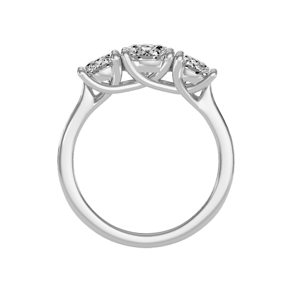 Gentle Three Stone Ring - Eight