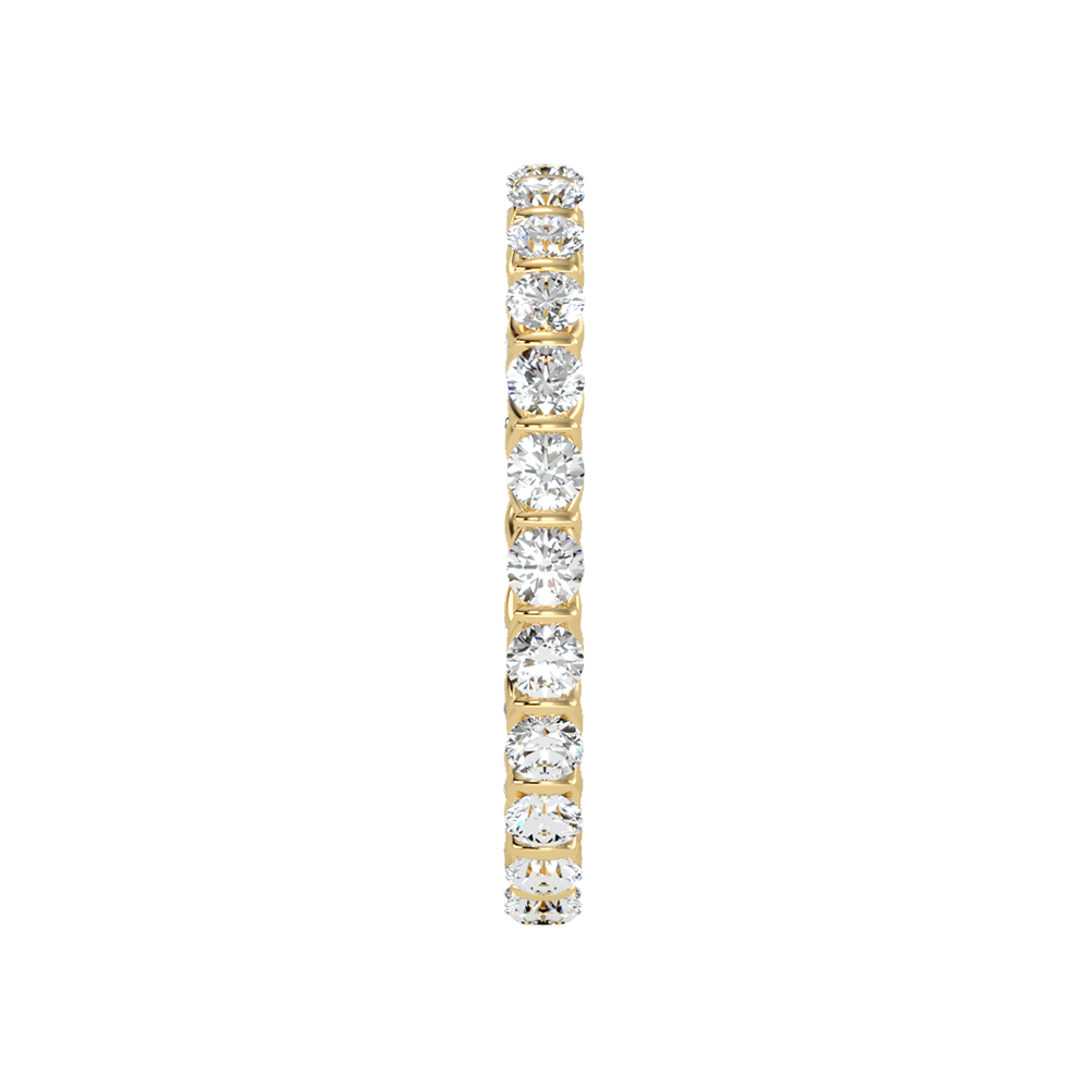 Genuine Spark Eternity Band In 925 Sterling Silver - Eleven
