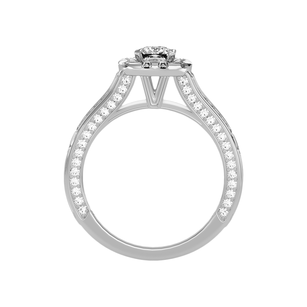 Gilded Solitaire Ring - Two