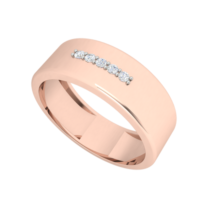 Glamours Broad Band Ring - One