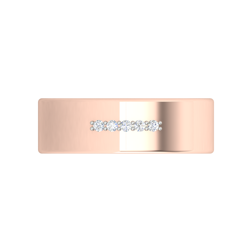 Glamours Broad Band Ring - Two