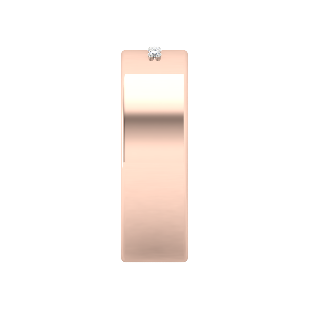 Glamours Broad Band Ring - Three