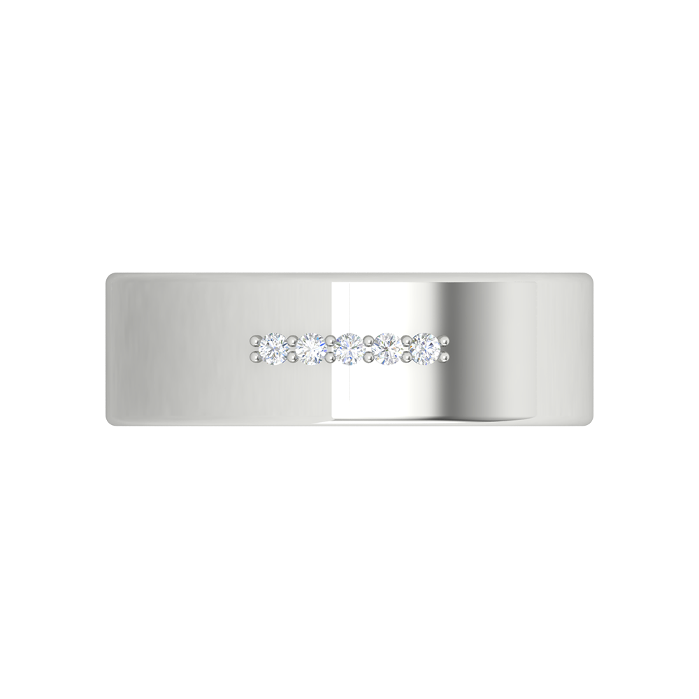 Glamours Broad Band Ring - Six