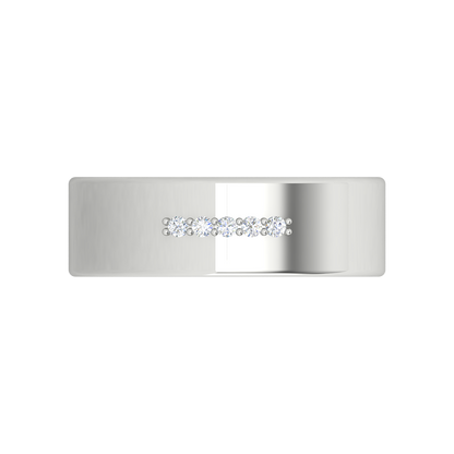 Glamours Broad Band Ring - Six