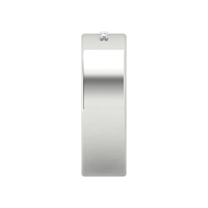 Glamours Broad Band Ring In 925 Sterling Silver - Seven