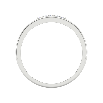 Glamours Broad Band Ring In 925 Sterling Silver - Eight