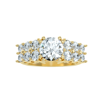 Glam Solitaire Ring In 925 Sterling Silver - Eleven