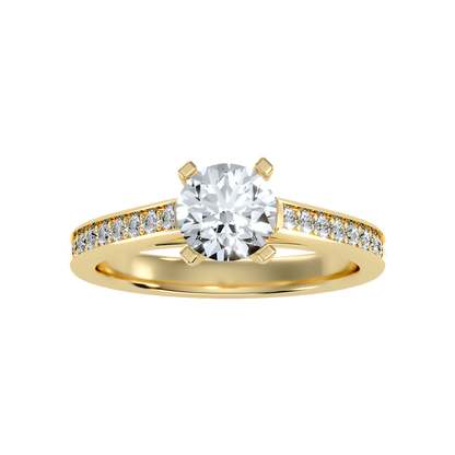Gleamer Solitaire Ring - Ten