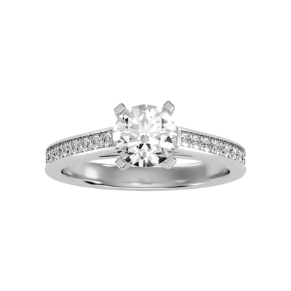 Gleamer Solitaire Ring - Three