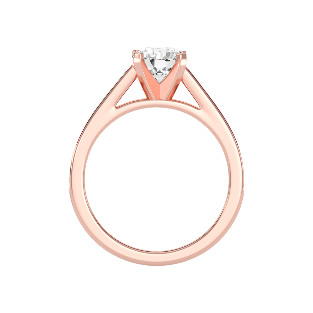 Gleamer Solitaire Ring In 925 Sterling Silver - Six