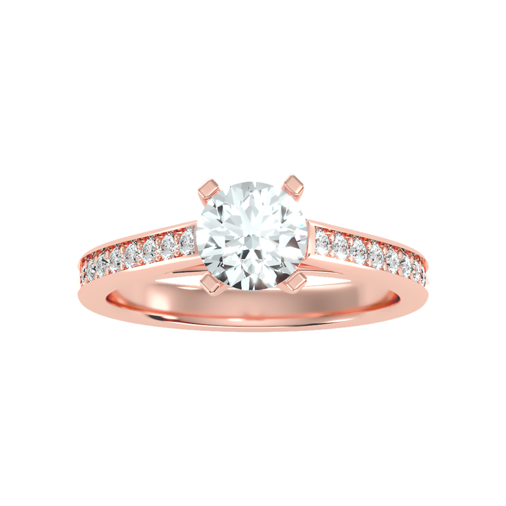 Gleamer Solitaire Ring In 925 Sterling Silver - Seven