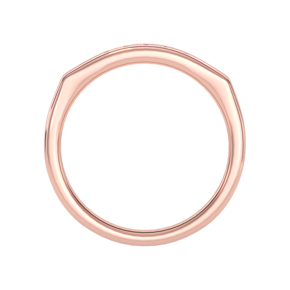 Gleamful Men's Band In 925 Sterling Silver - Twelve