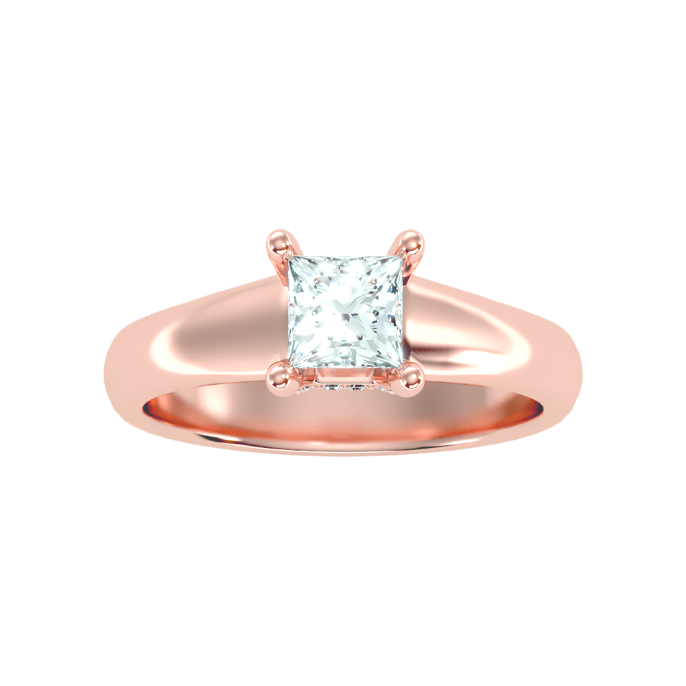 Gleaming Solitaire Ring - Eleven