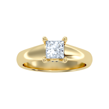 Gleaming Solitaire Ring - Three