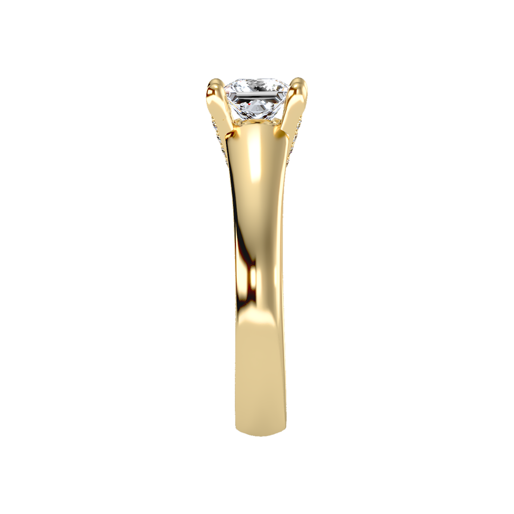 Gleaming Solitaire Ring - Four