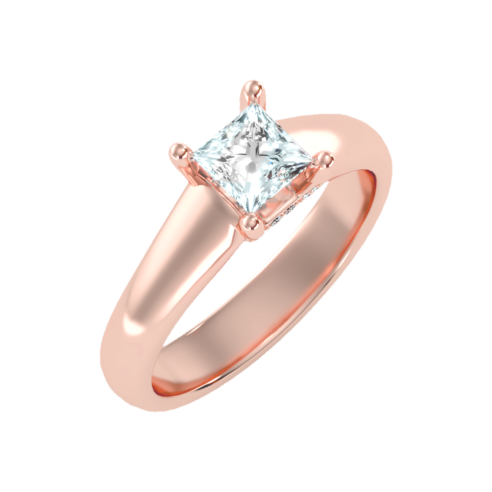 Gleaming Solitaire Ring - Nine