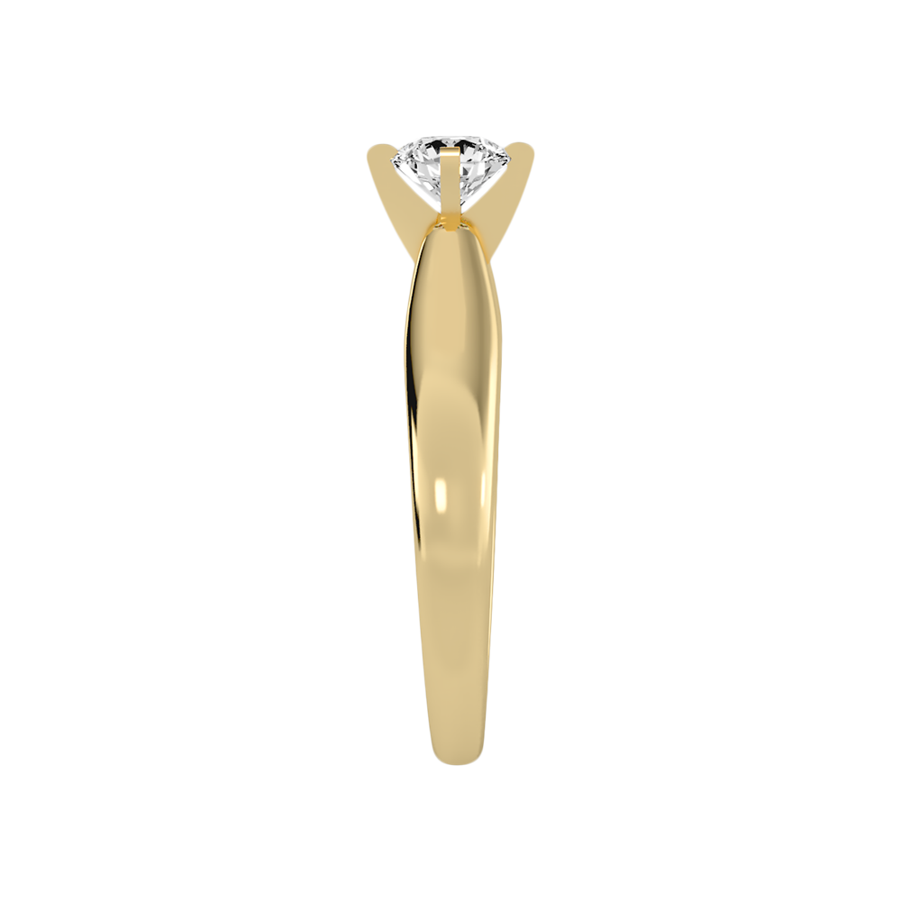 Glen Solitaire Ring In 925 Sterling Silver - Eleven
