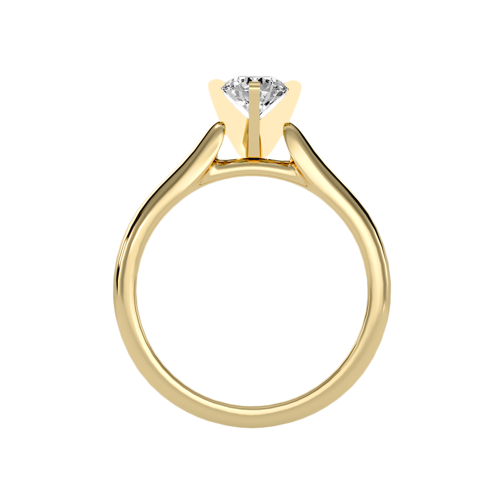 Glen Solitaire Ring In 925 Sterling Silver - Twelve