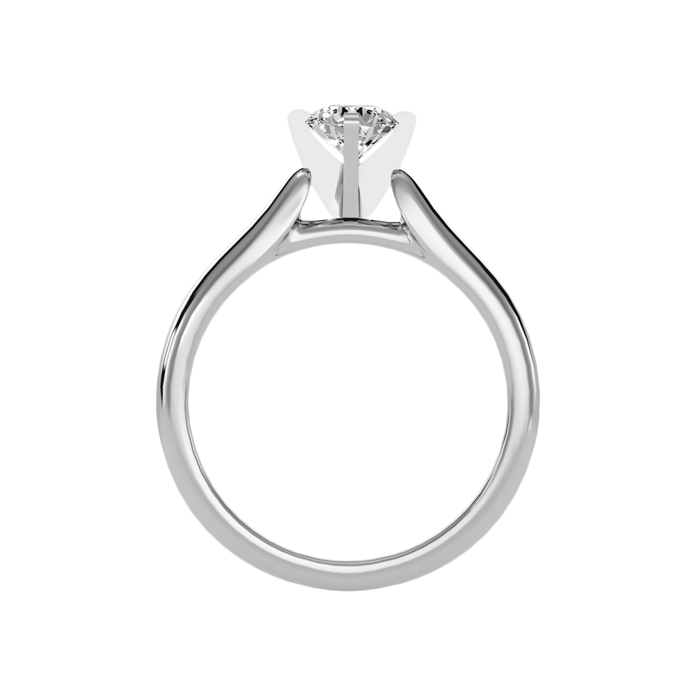 Glen Solitaire Ring In 925 Sterling Silver - Two