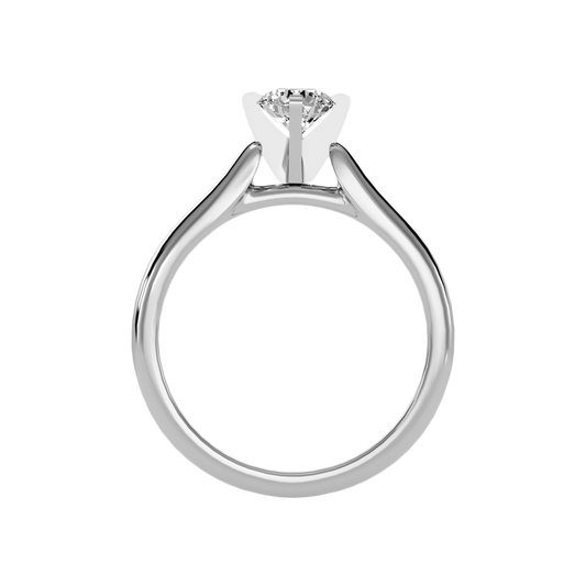 Glen Solitaire Ring In 925 Sterling Silver - Two